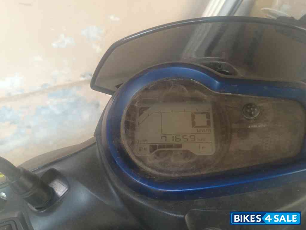 Mat Dark Purplish Blue Yamaha Ray ZR 125 Fi Hybrid Disc