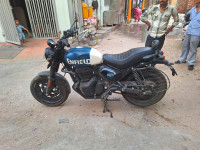 Rebel Blue Royal Enfield Hunter 350 Metro
