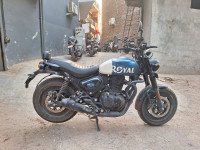 Rebel Blue Royal Enfield Hunter 350 Metro