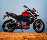 Passion Red Bajaj Pulsar NS200