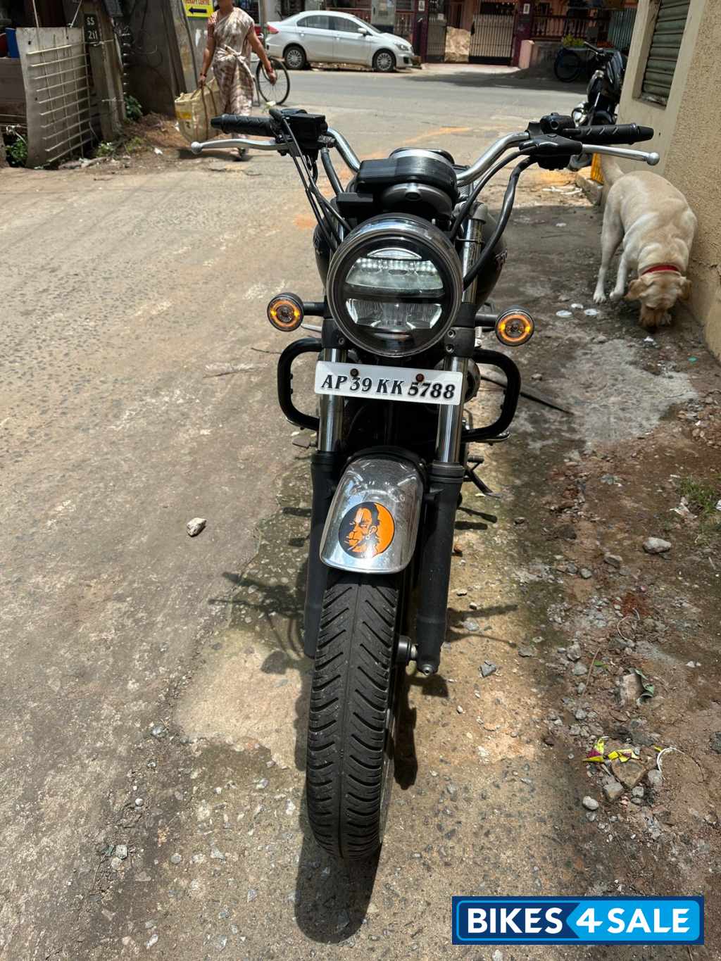Black Honda Hness CB350 DLX