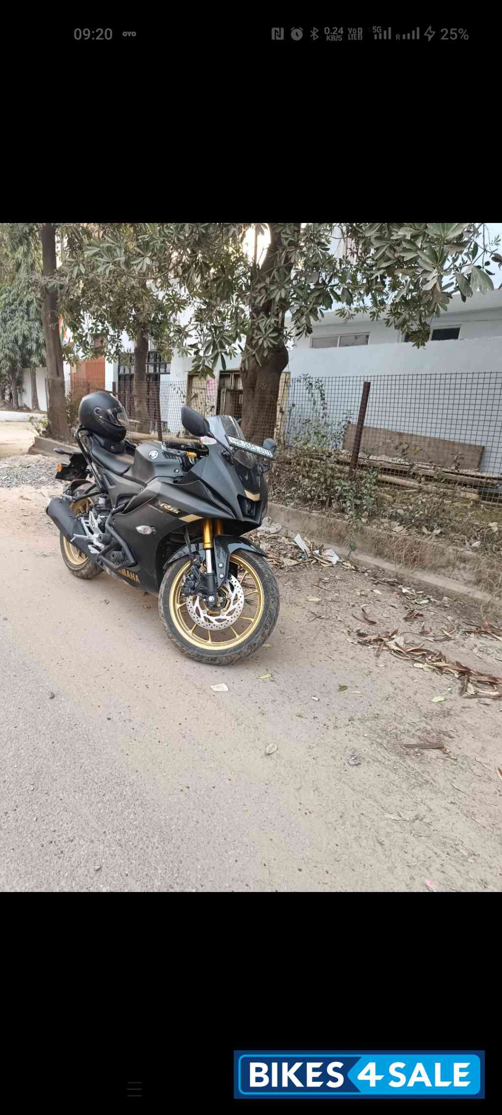 Matt Black (dark Knight) Yamaha R15 V4