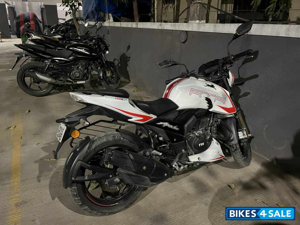 White & Red Inserts TVS Apache RTR 200 4V ABS Race Edition 2.0
