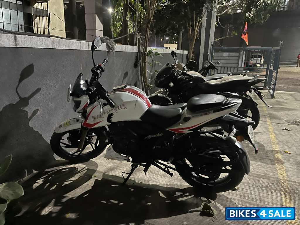 White & Red Inserts TVS Apache RTR 200 4V ABS Race Edition 2.0