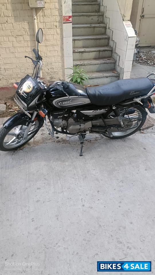 Black And Grey Hero Splendor Plus IBS i3s