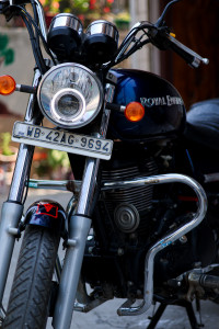 Marine Blue Royal Enfield Thunderbird 500