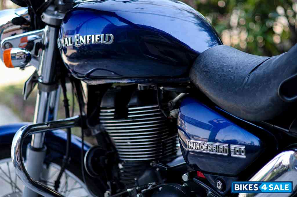 Marine Blue Royal Enfield Thunderbird 500