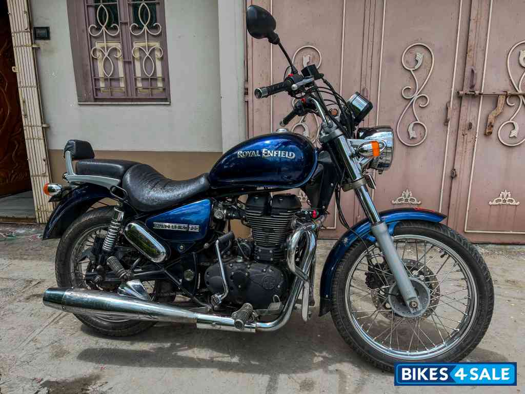 Marine Blue Royal Enfield Thunderbird 500