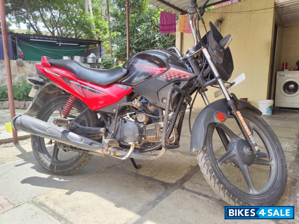 Red Hero Glamour 125 Drum