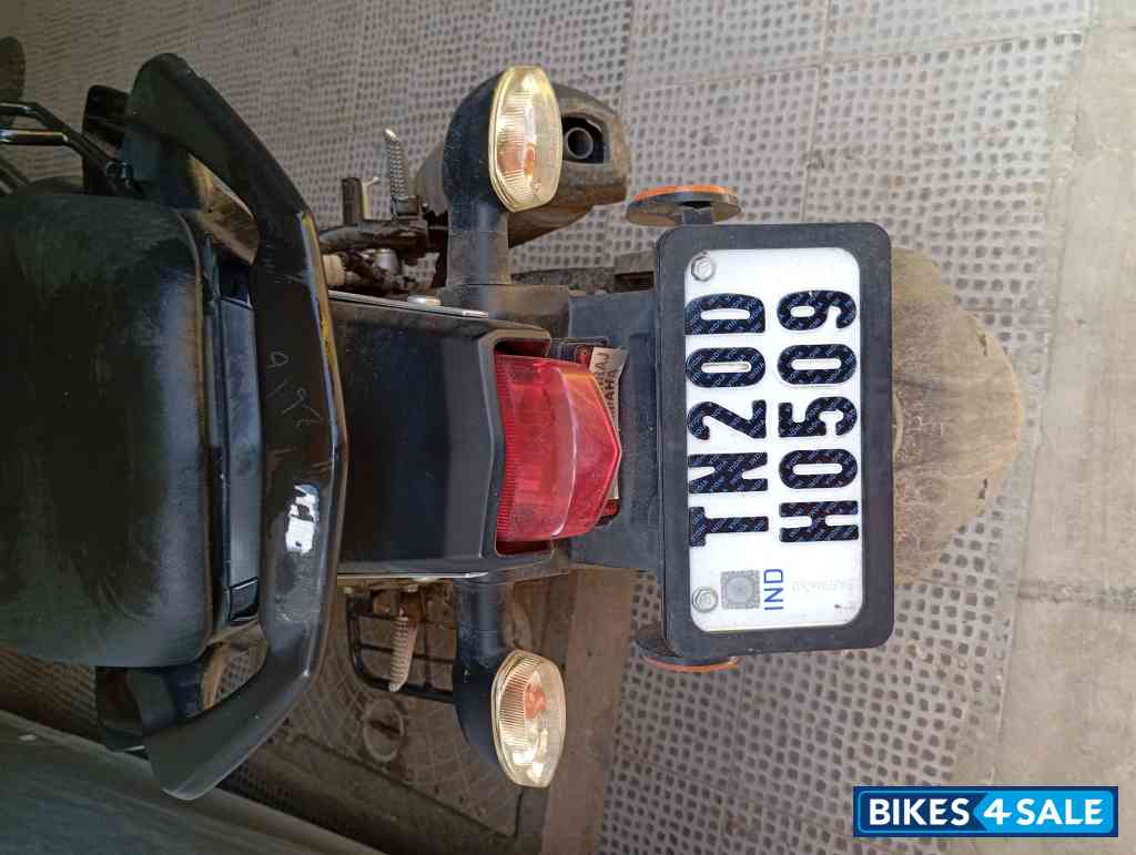 Black Yamaha FZ FI V3 BS6