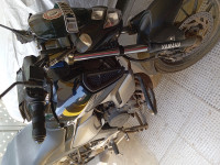 Black Yamaha FZ FI V3 BS6