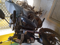 Black Yamaha FZ FI V3 BS6