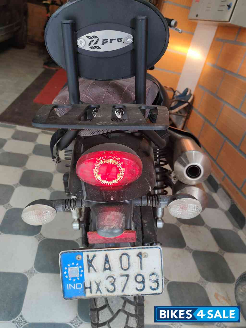 Red Triumph Street Scrambler