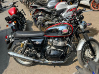 Red And Crome Royal Enfield Interceptor 650 120th Year Anniversary Edition