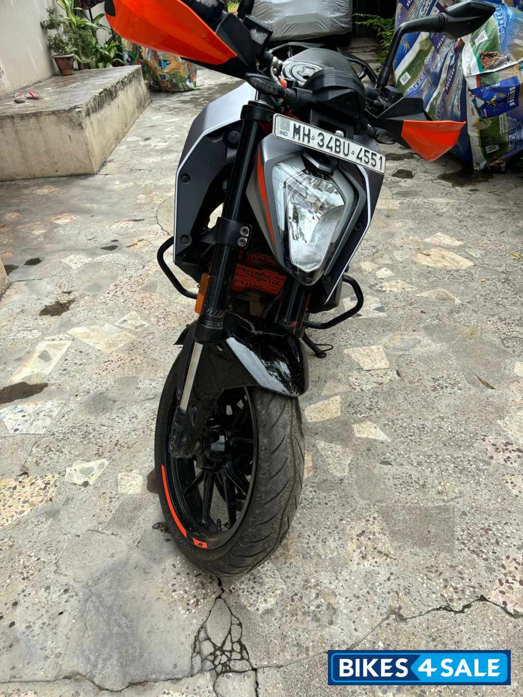 Grey KTM Duke 250 2020