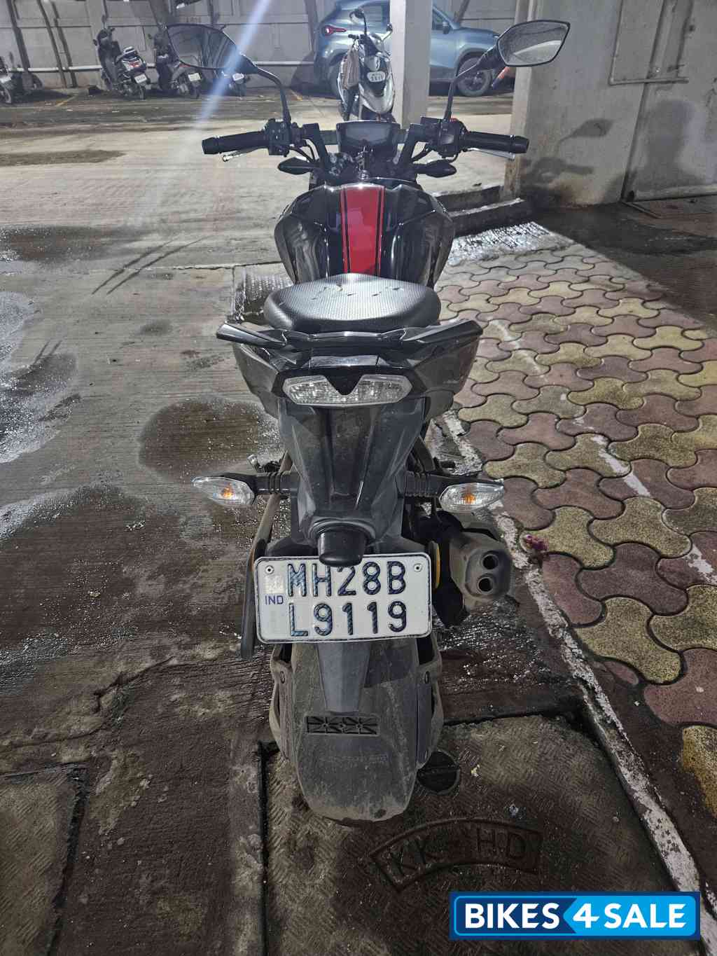 Black TVS Apache RTR 200 4V ABS