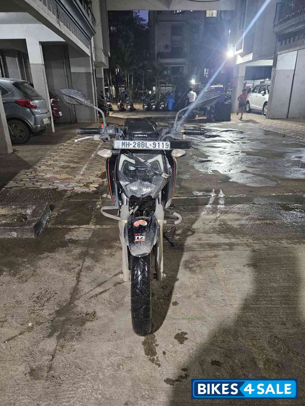 Black TVS Apache RTR 200 4V ABS