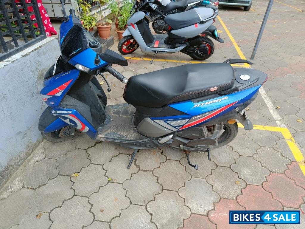 Blue TVS NTORQ Super Squad Edition