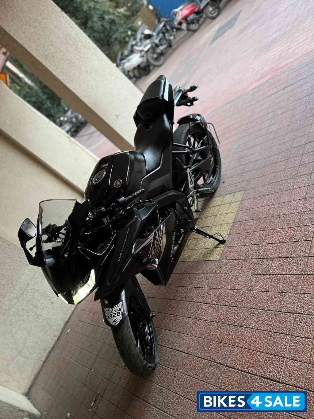 Matte Black Yamaha YZF R15 V3