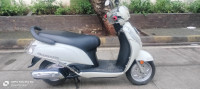 Mirage White Suzuki Access 125 CBS