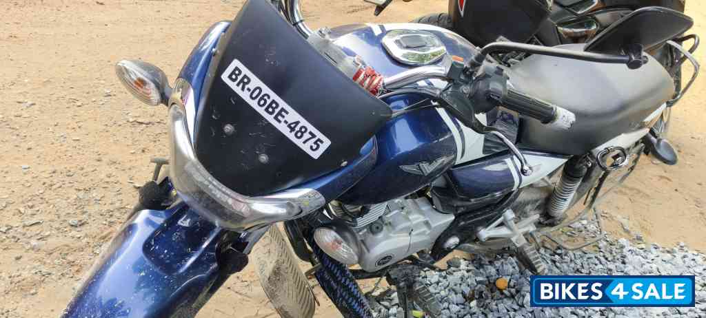 White Blue Bajaj V15