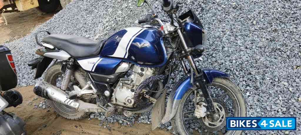 White Blue Bajaj V15