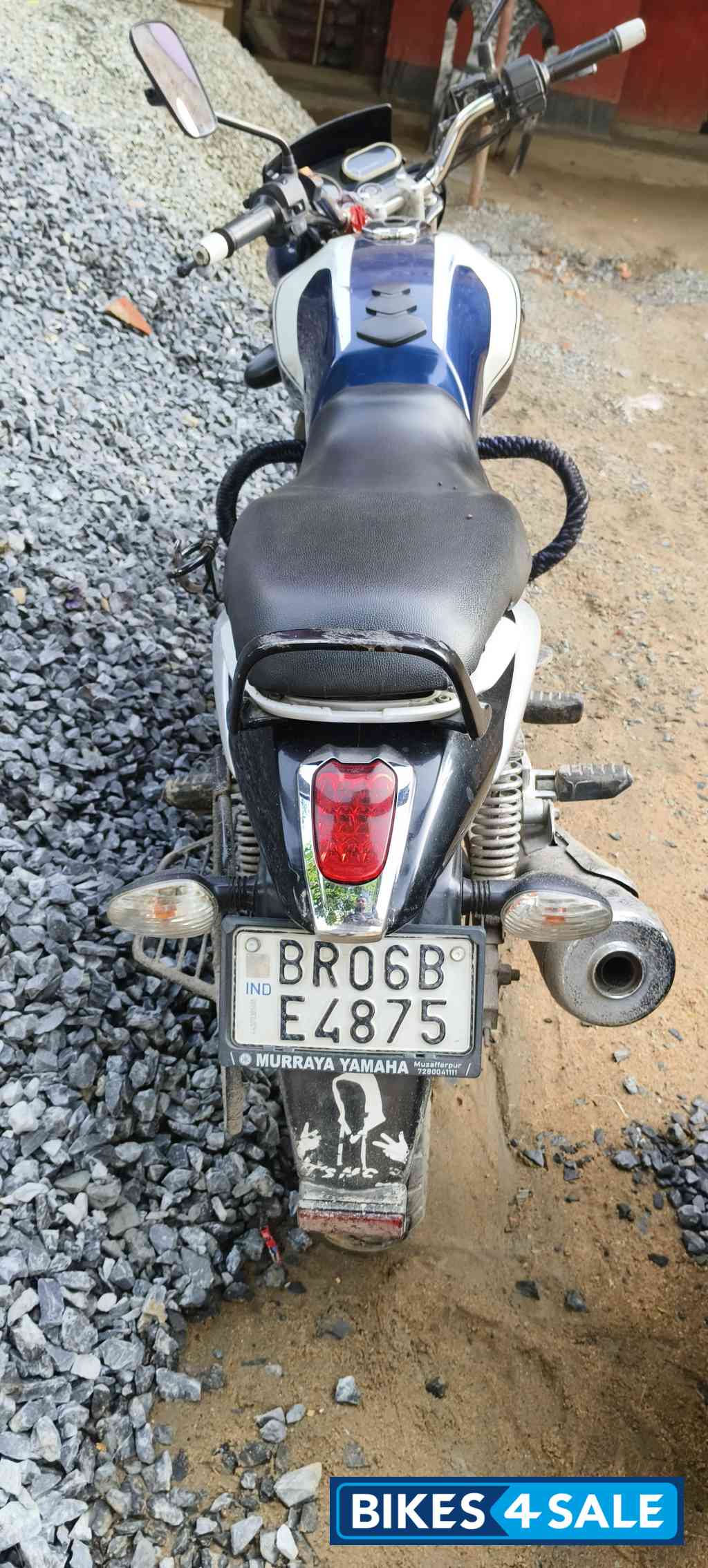 White Blue Bajaj V15