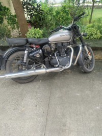 Silver Mercury Royal Enfield Classic 350