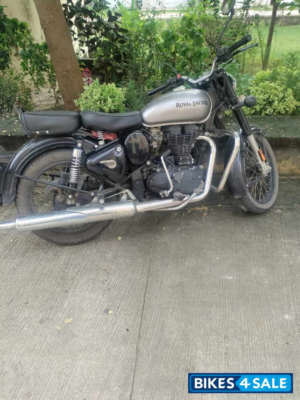Silver Mercury Royal Enfield Classic 350
