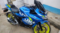 Blue Suzuki Gixxer SF Moto GP