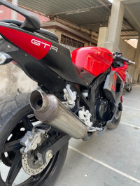 Red And Black Hyosung GT250R