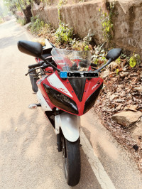 Red And White Yamaha YZF R15 S