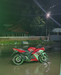 Red And White Yamaha YZF R15 S
