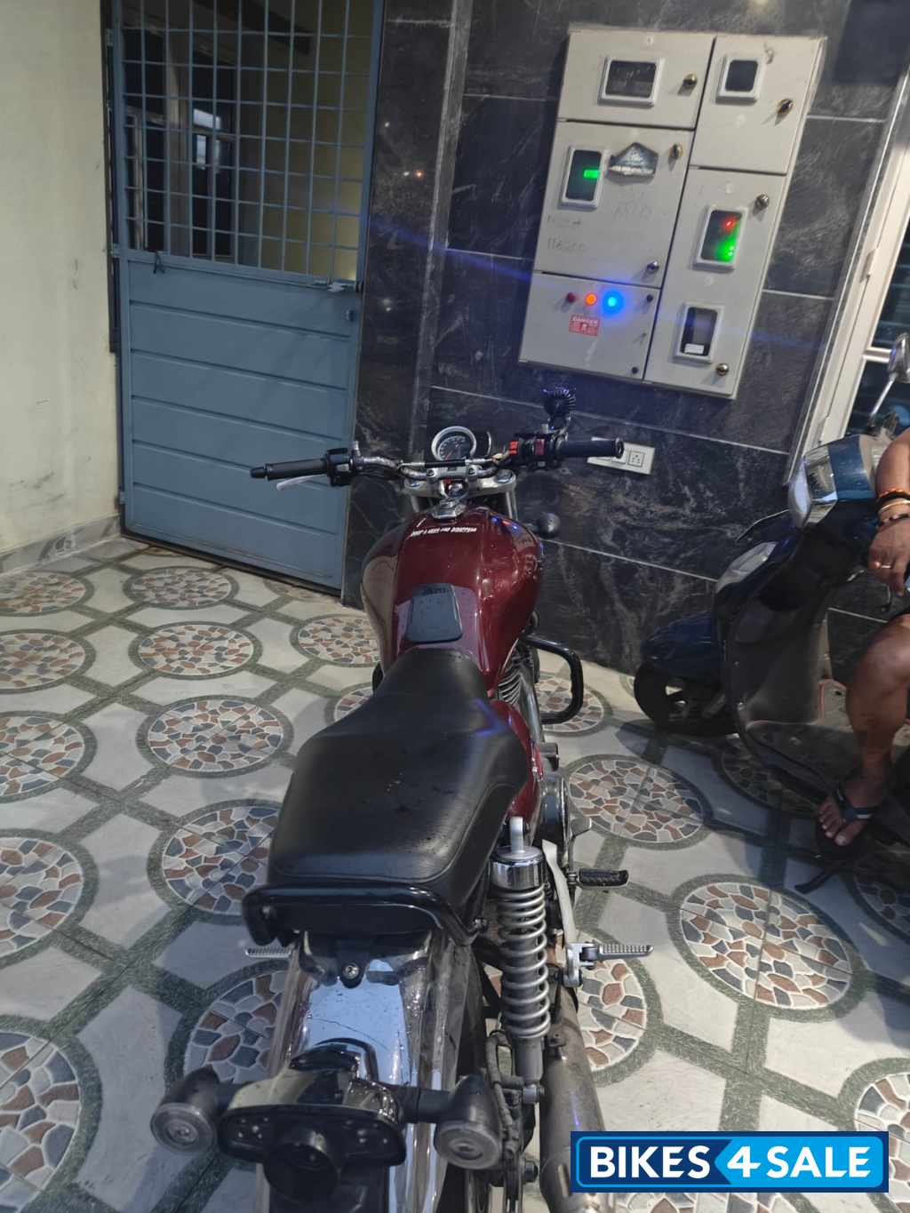 Precious Red Metallic Honda CB350 DLX