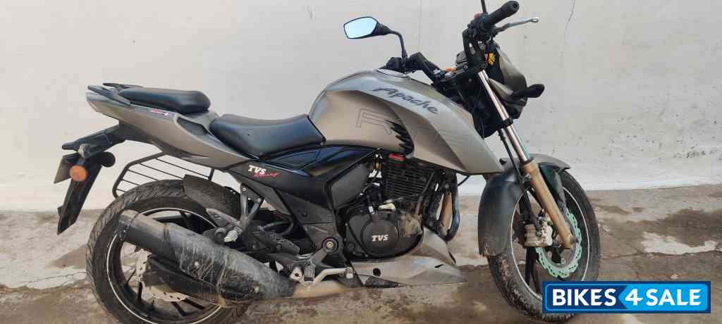 Gray TVS Apache RTR 200 4V