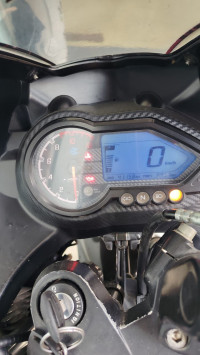 Black And Red Bajaj Pulsar 220F