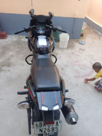 Black And Red Bajaj Pulsar 220F
