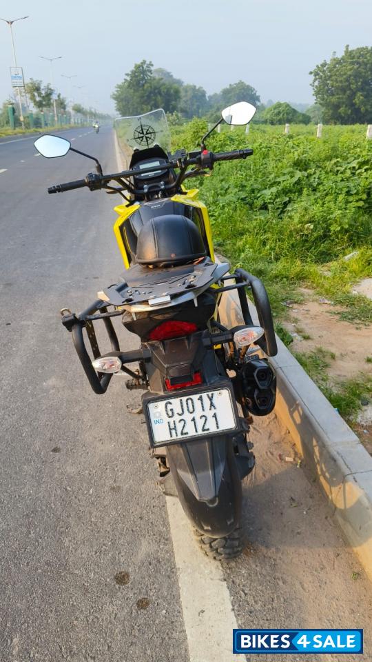 Yellow Black Suzuki V-Strom 250