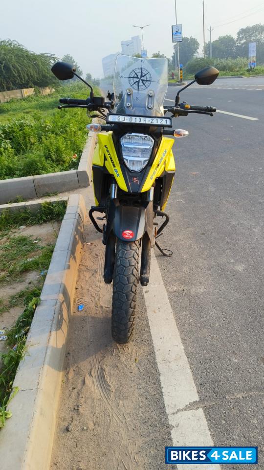 Yellow Black Suzuki V-Strom 250