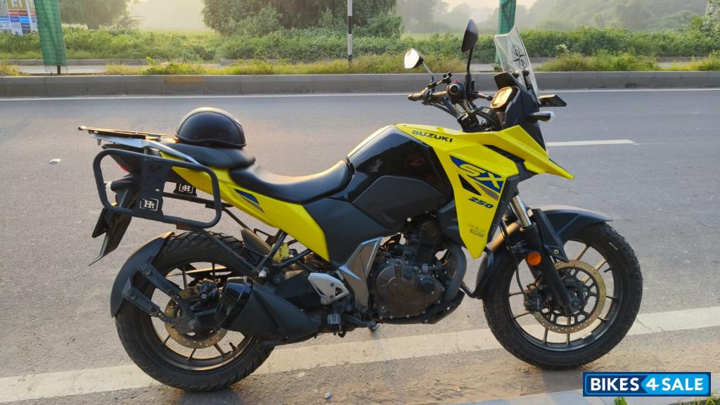 Yellow Black Suzuki V-Strom 250