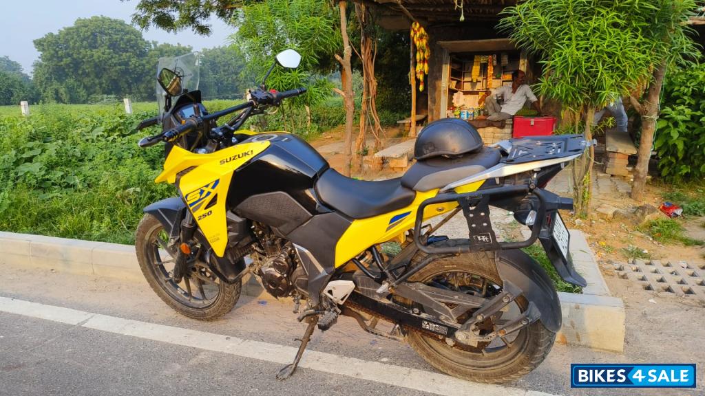 Yellow Black Suzuki V-Strom 250