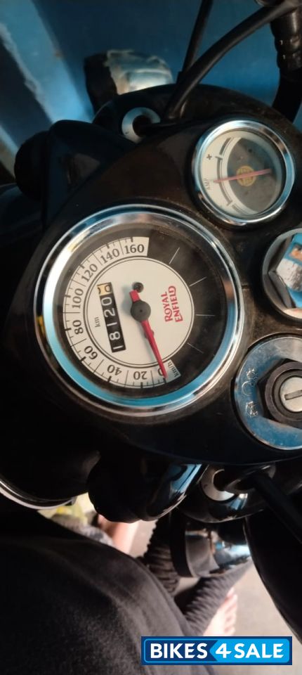 Black Royal Enfield Classic 350 BS VI