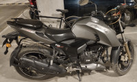 Grey TVS Apache RTR 200 4V