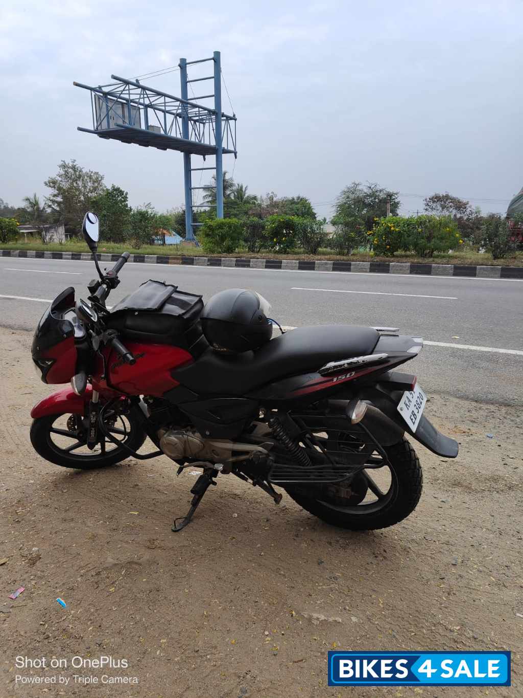 Wine Red Bajaj Pulsar 150 DTSi