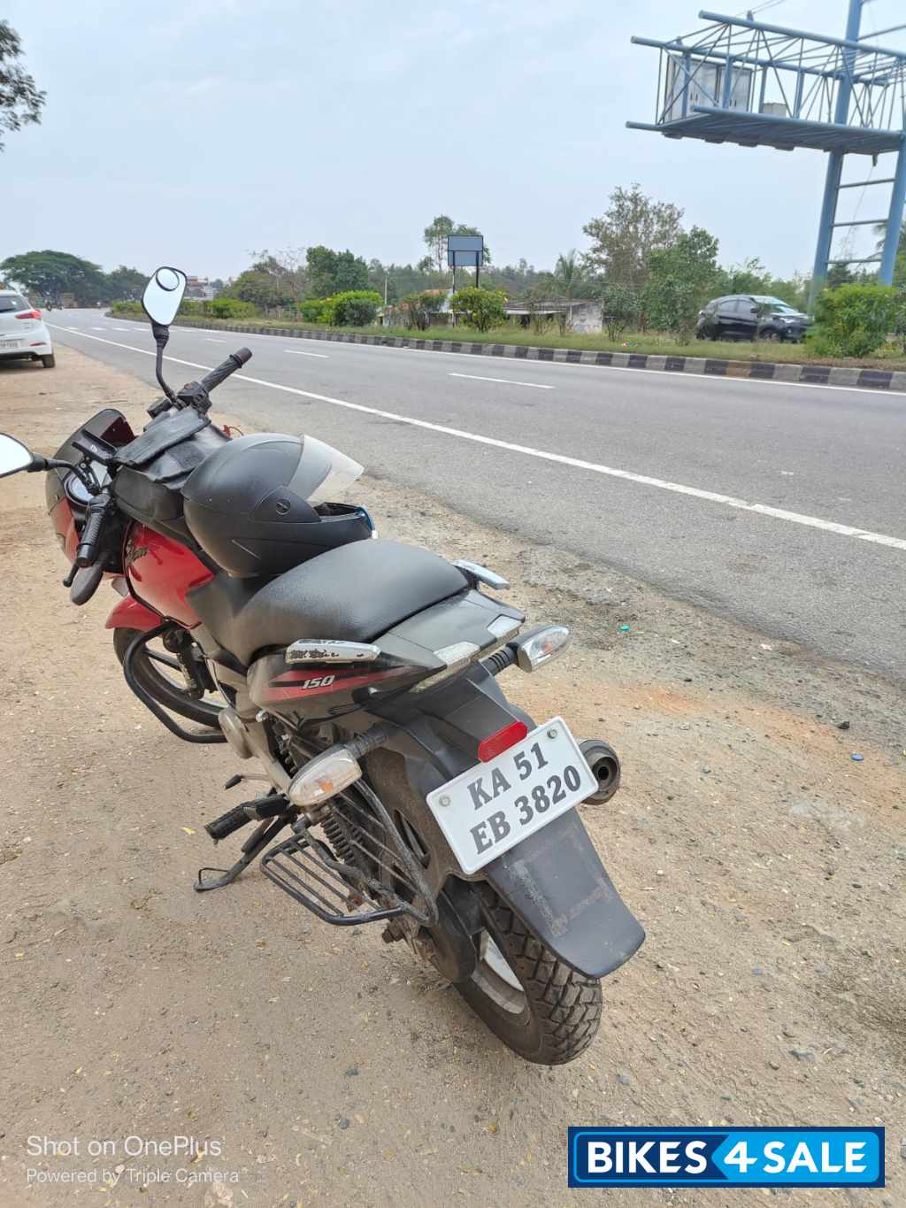 Wine Red Bajaj Pulsar 150 DTSi