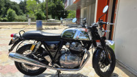 Silver Royal Enfield Continental GT 650