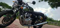 Silver Royal Enfield Continental GT 650