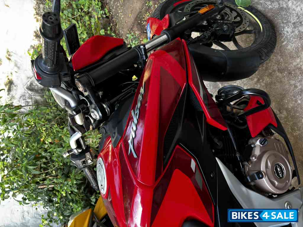 Racing Red Bajaj Pulsar N250 Dual Channel ABS