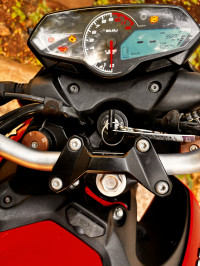 Racing Red Bajaj Pulsar N250 Dual Channel ABS
