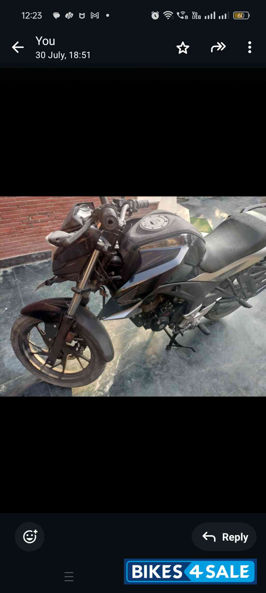 Black Honda CB Hornet 160R ABS Black Honda CB Hornet 160R ABS